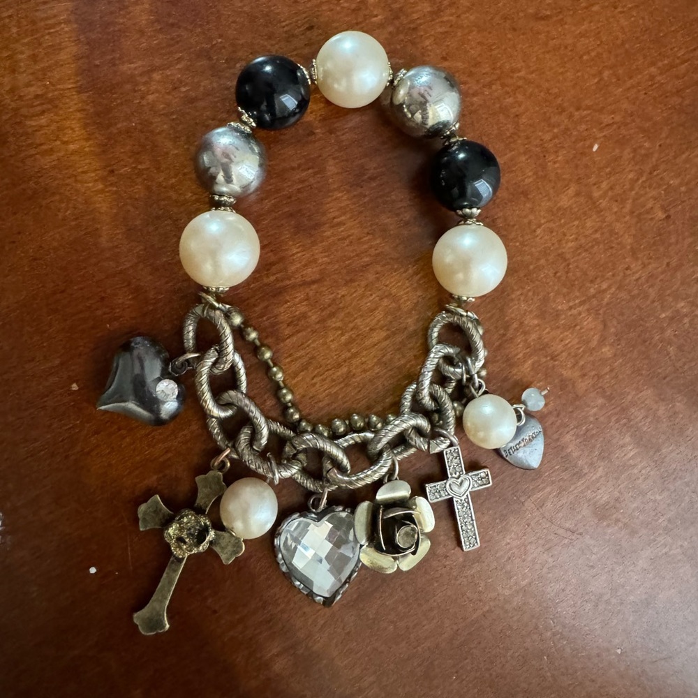 Betsey Johnson vintage charm bracelet